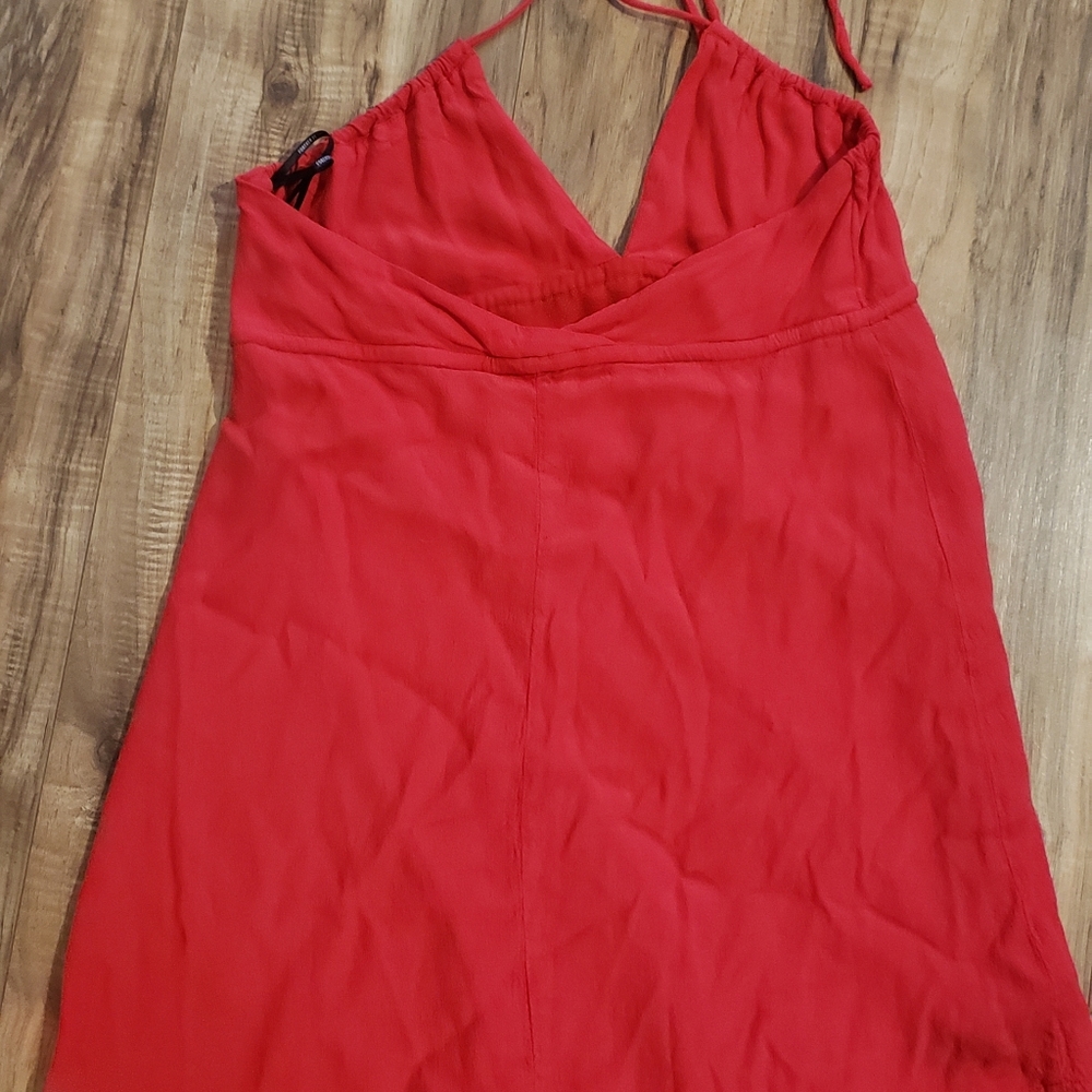 Red Halter Dress